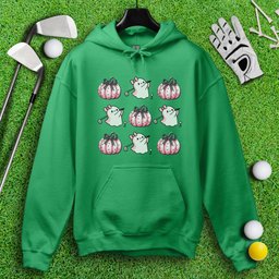 Pink Coquette Golfing Ghost Hoodie
