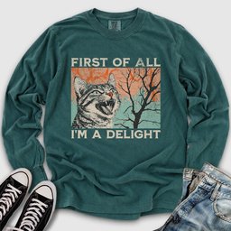 I'm A Delight Long Sleeve Tee