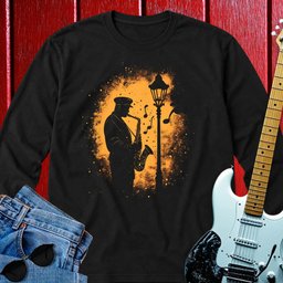 Sax Man Long Sleeve