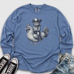Cat Chicken Long Sleeve Tee
