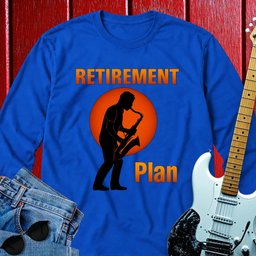 Retirement Saxophone Long Sleeve