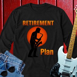 Retirement Saxophone Long Sleeve