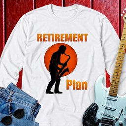 Retirement Saxophone Long Sleeve