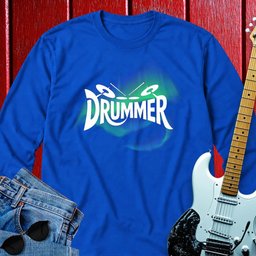 Font Drummer Long Sleeve