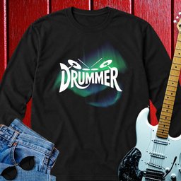 Font Drummer Long Sleeve