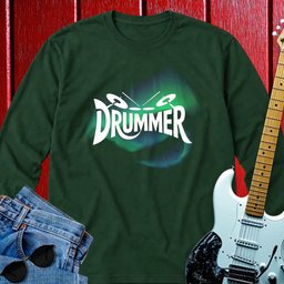 Font Drummer Long Sleeve