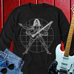 Modern Vitruvian Man Long Sleeve