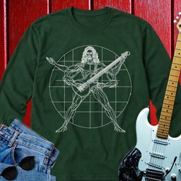 Modern Vitruvian Man Long Sleeve