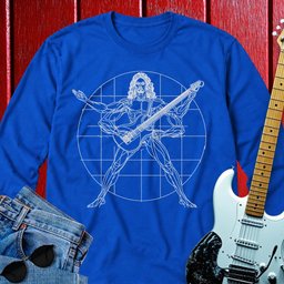 Modern Vitruvian Man Long Sleeve