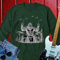 Gorilla Drums Long Sleeve