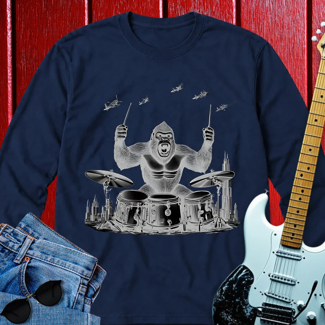 Gorilla Drums Long Sleeve