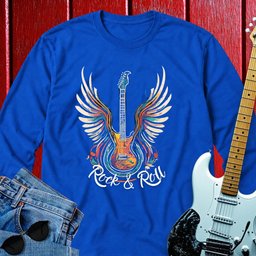 Acrylic Winged Guitar Long Sleeve