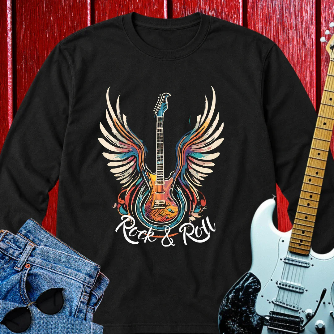 Acrylic Winged Guitar Long Sleeve