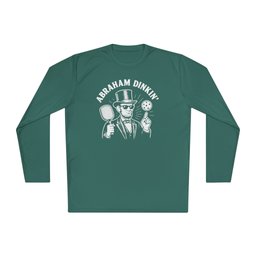 Abraham Dinkin' Pickleball Long Sleeve Tee