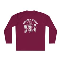 Abraham Dinkin' Pickleball Long Sleeve Tee
