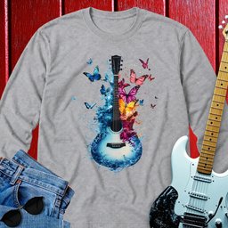Butterfly Guitar Long Sleeve