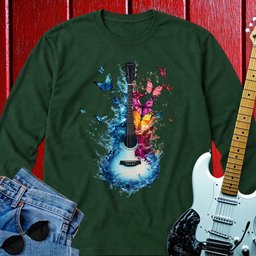 Butterfly Guitar Long Sleeve