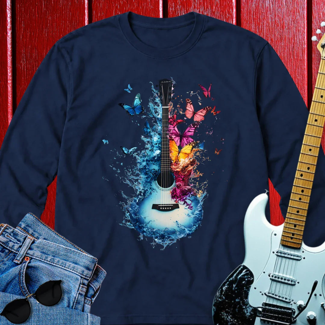 Butterfly Guitar Long Sleeve