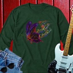 Musical Butterfly Long Sleeve