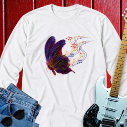 Musical Butterfly Long Sleeve