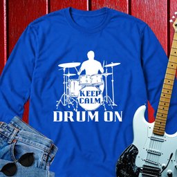 Drum On Long Sleeve