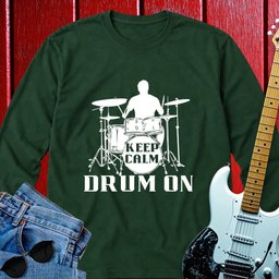 Drum On Long Sleeve