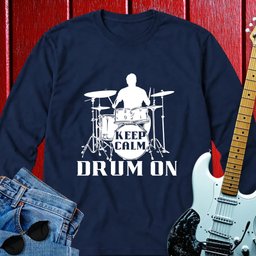Drum On Long Sleeve