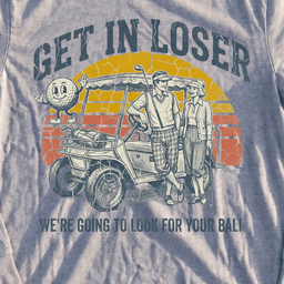 Get In Loser Retro Long Sleeve Tee