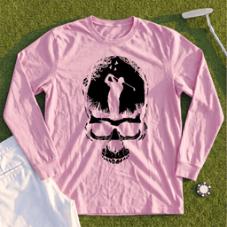 Skull Silhouette Long Sleeve Tee
