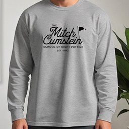 Mitch Cumstein School Of Night Putting Long Sleeve Tee