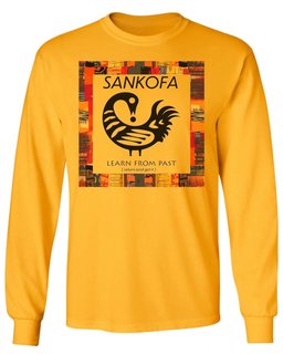 Adinkra Sankofa Color Pattern Long Sleeve