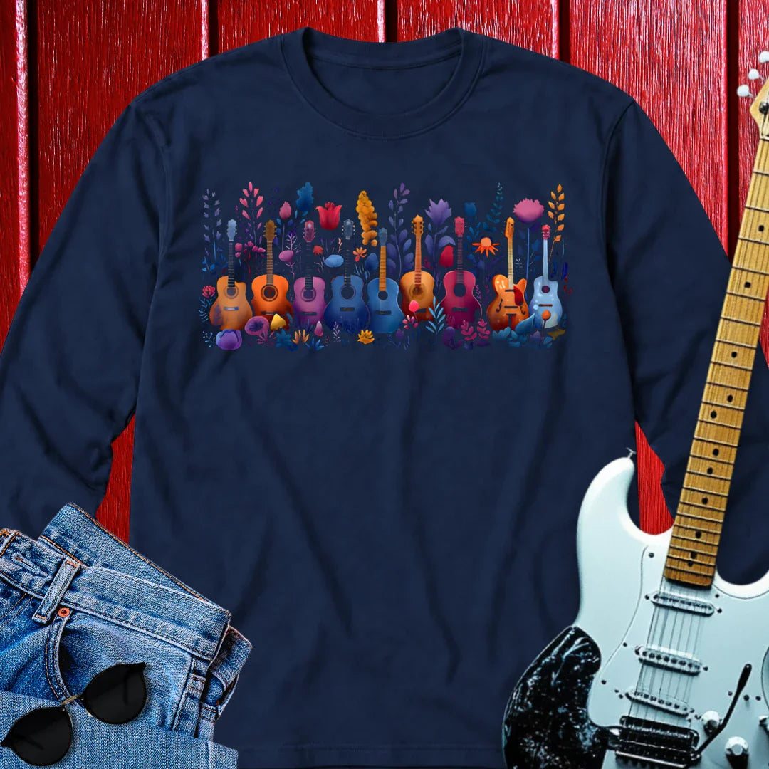 Floral Guitars Long Sleeve