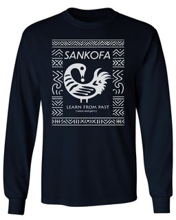 Sankofa Adinkra Pattern Long Sleeve