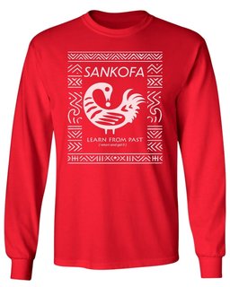 Sankofa Adinkra Pattern Long Sleeve