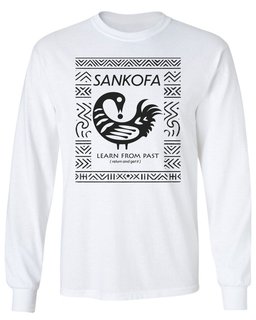 Sankofa Adinkra Pattern Long Sleeve