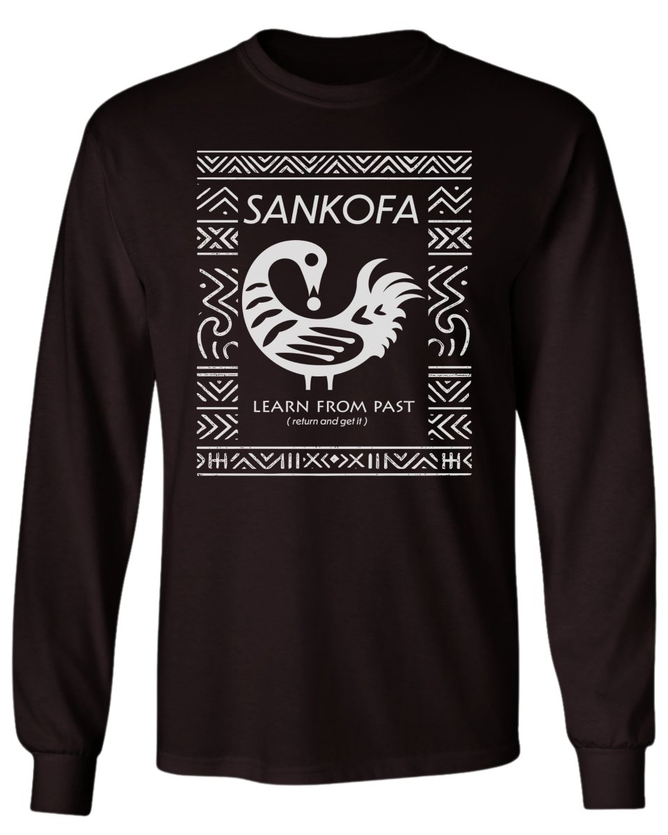 Sankofa Adinkra Pattern Long Sleeve