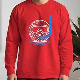 Scuba Ball Long Sleeve Tee