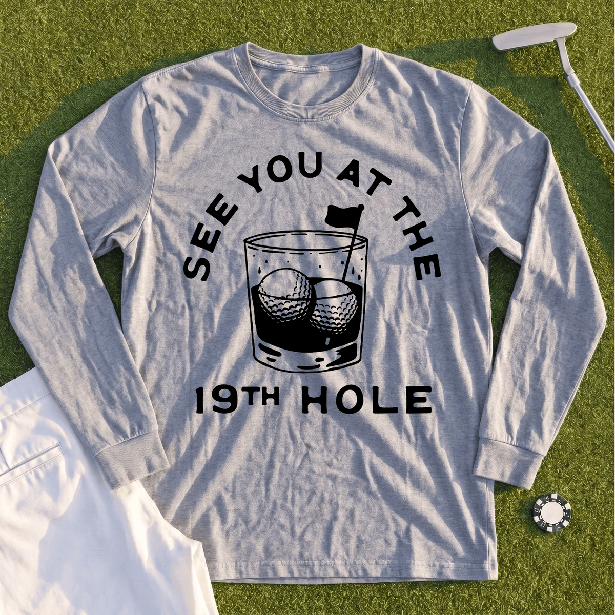 See You At The 19th Hole Long Sleeve Tee