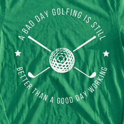 A Bad Day Golfing Long Sleeve Tee