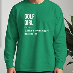 Golf Girl Long Sleeve Tee