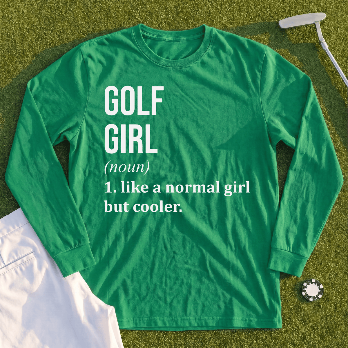 Golf Girl Long Sleeve Tee