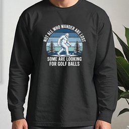 Not All Who Wandrer Yeti Long Sleeve Tee