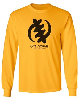Adinkra Gye Nyame Except For God Long Sleeve