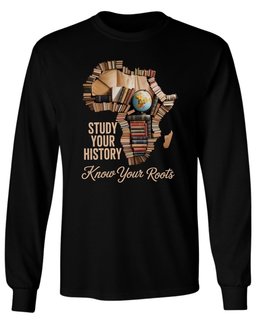 Africa Book Map Long Sleeve