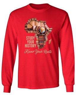 Africa Book Map Long Sleeve