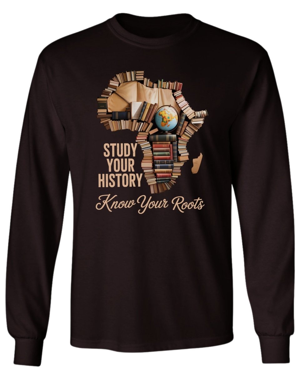 Africa Book Map Long Sleeve