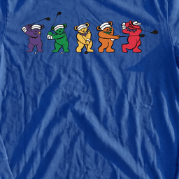 Golf Swing Bears Long Sleeve Tee