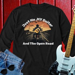 Just Me and My Guitar. Long Sleeve