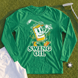 Swing Oil Beer Can Long Sleeve Tee