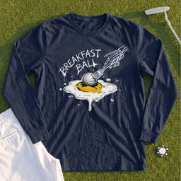 Breakfast Ball Egg Long Sleeve Tee